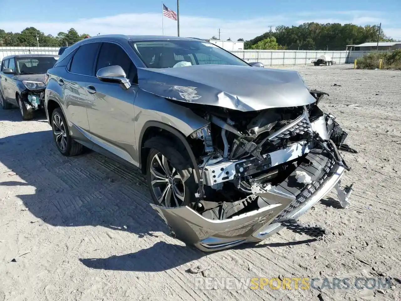 1 Photograph of a damaged car 2T2HZMAAXMC183132 LEXUS RX350 2021