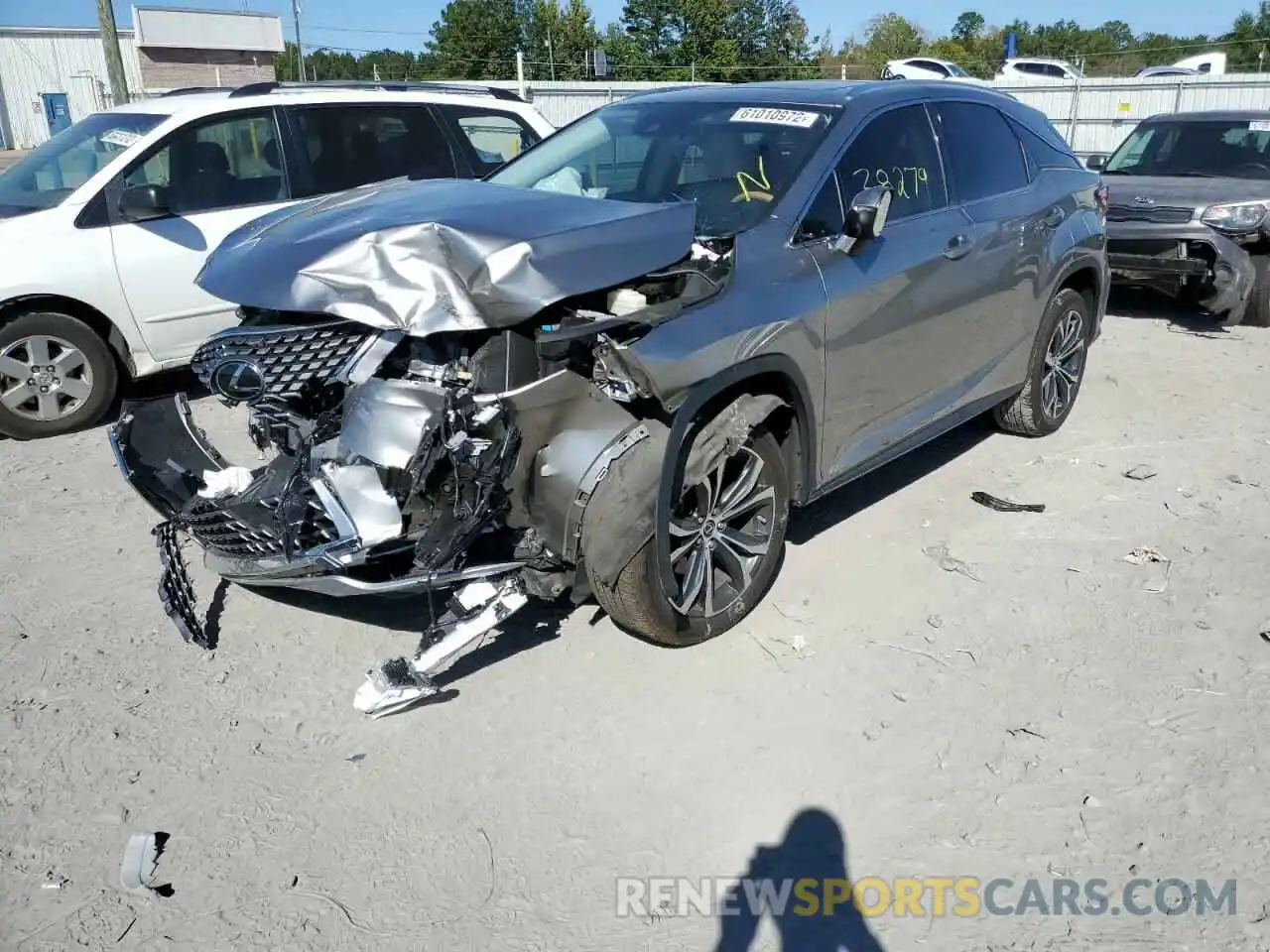 2 Photograph of a damaged car 2T2HZMAAXMC183132 LEXUS RX350 2021