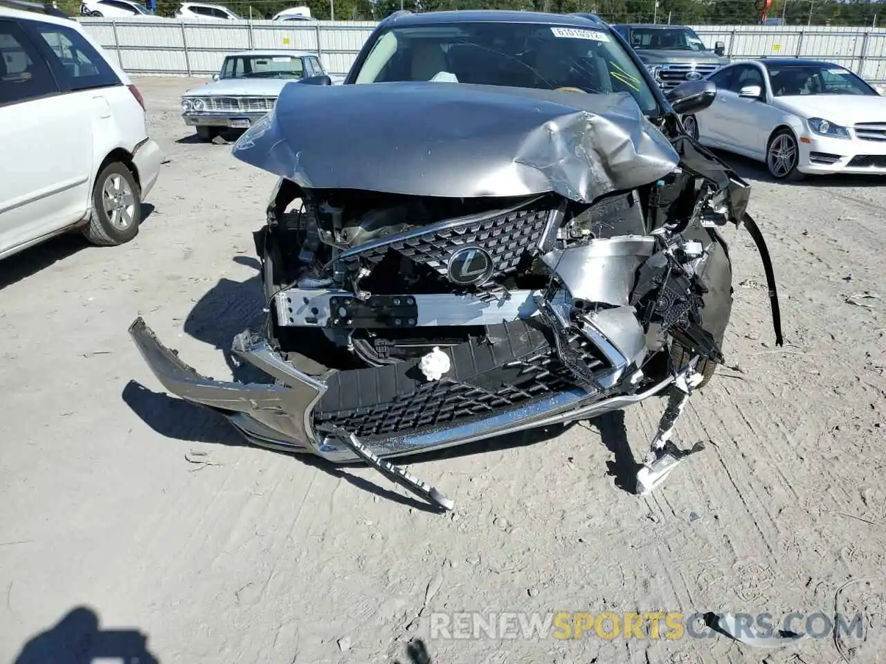 9 Photograph of a damaged car 2T2HZMAAXMC183132 LEXUS RX350 2021