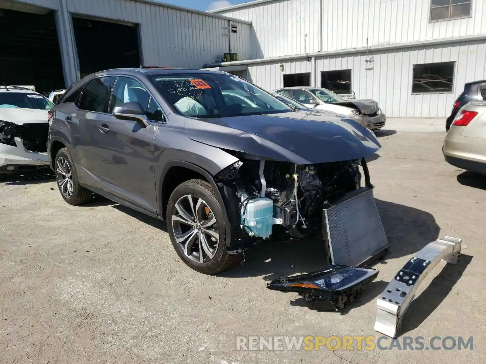 1 Photograph of a damaged car 2T2HZMAAXMC193076 LEXUS RX350 2021