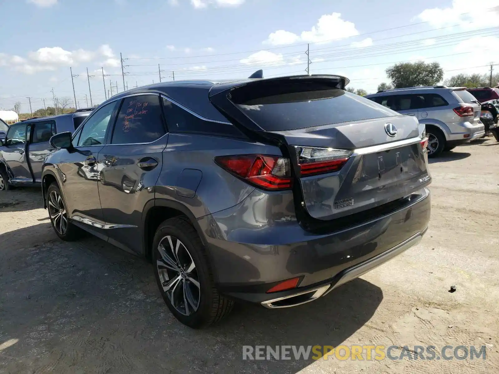 3 Photograph of a damaged car 2T2HZMAAXMC193076 LEXUS RX350 2021