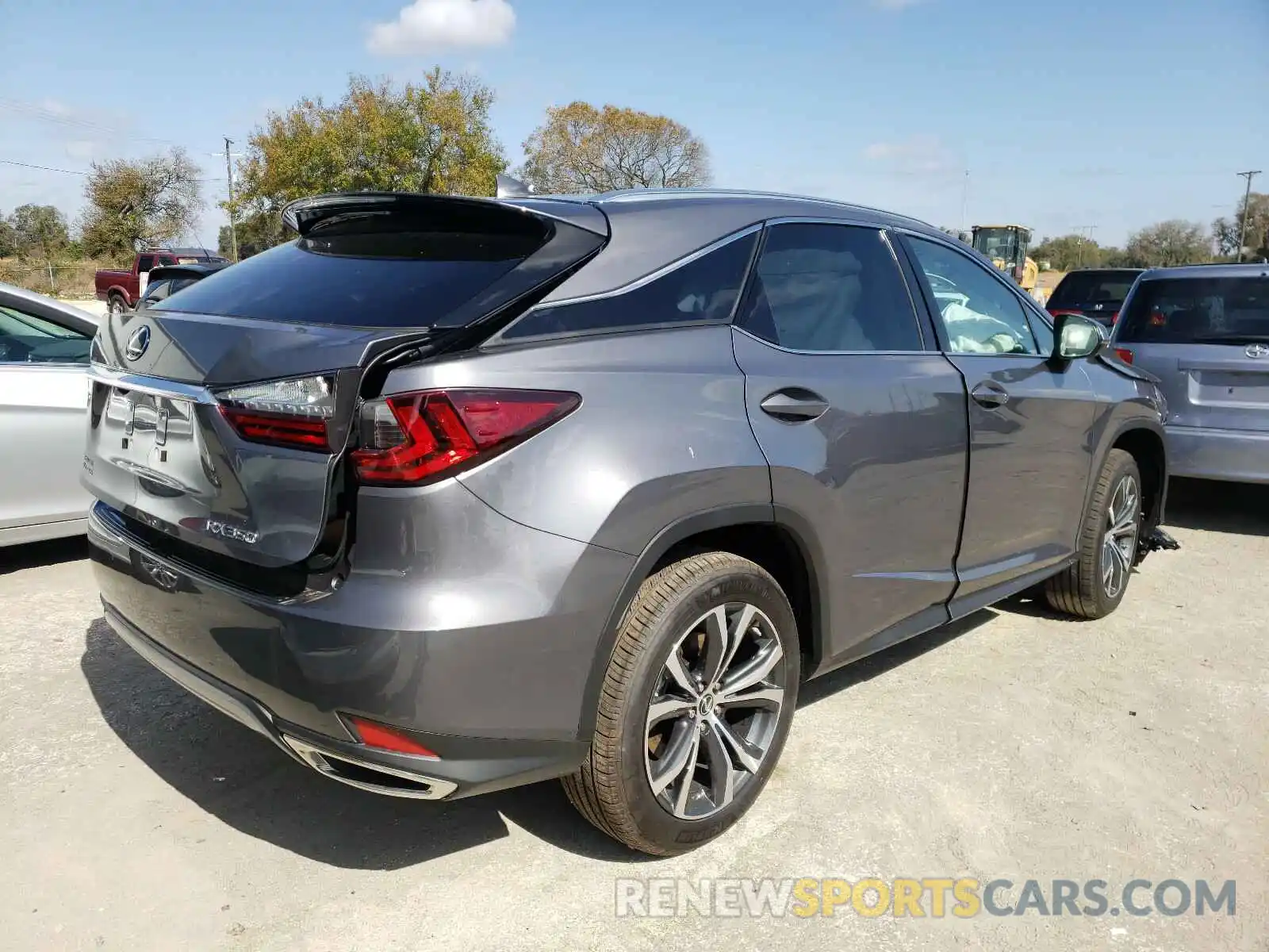 4 Photograph of a damaged car 2T2HZMAAXMC193076 LEXUS RX350 2021