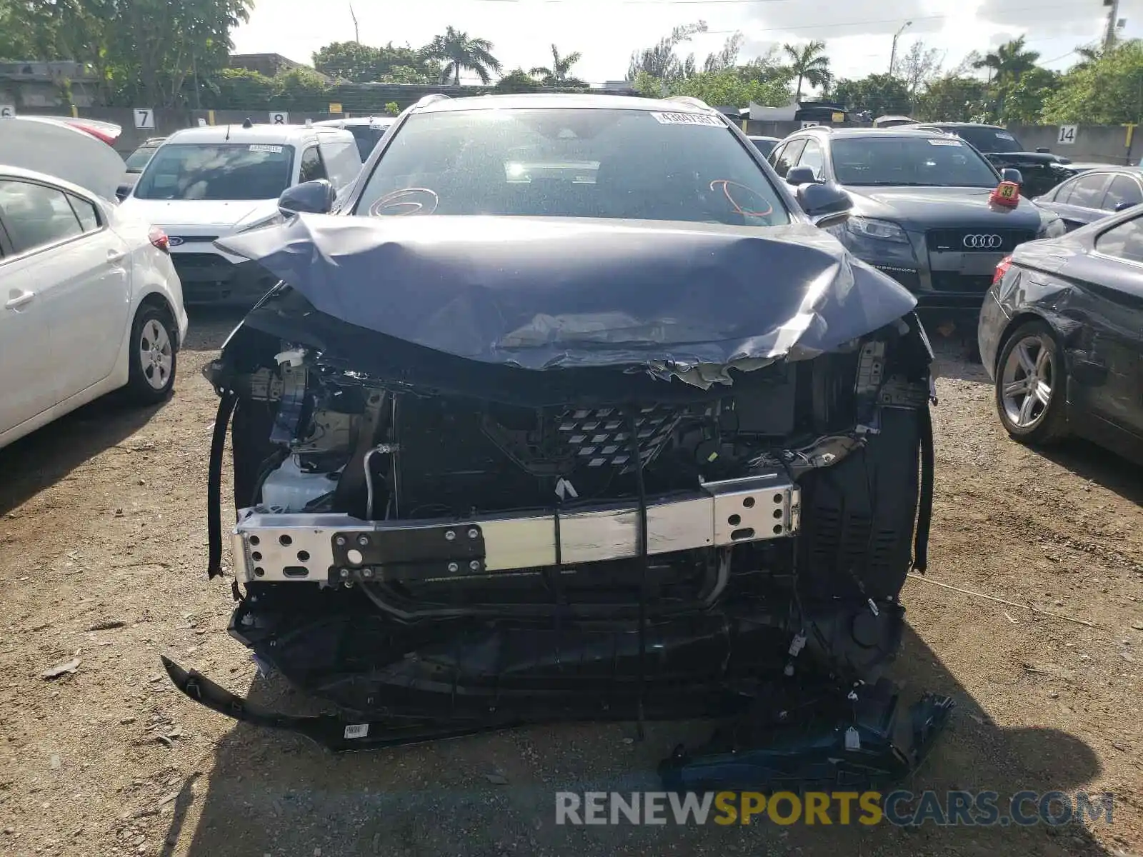 9 Photograph of a damaged car 2T2HZMAAXMC205646 LEXUS RX350 2021