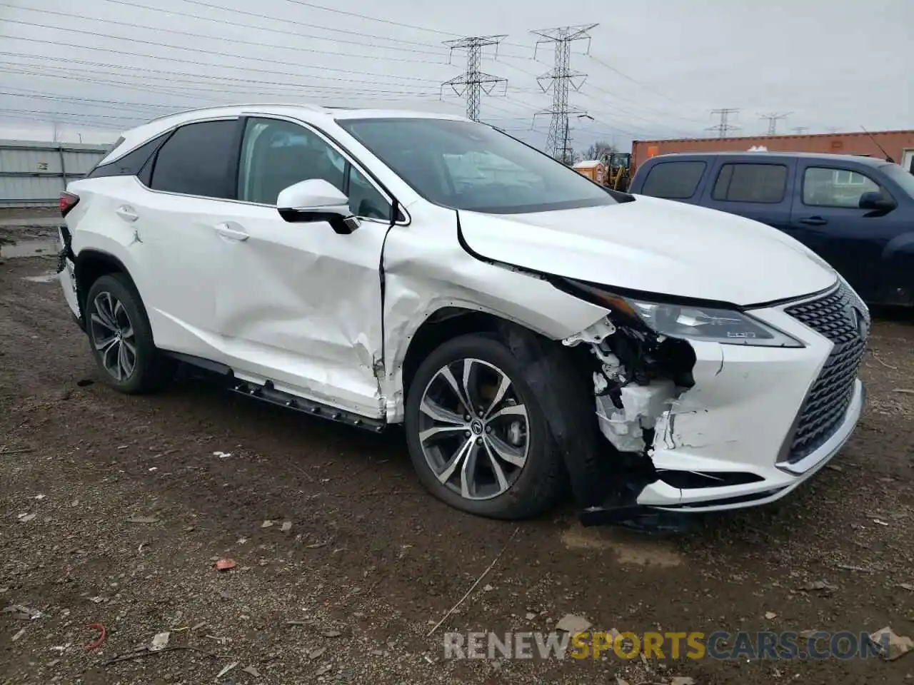 4 Фотография поврежденного автомобиля 2T2HZMAAXMC208062 LEXUS RX350 2021
