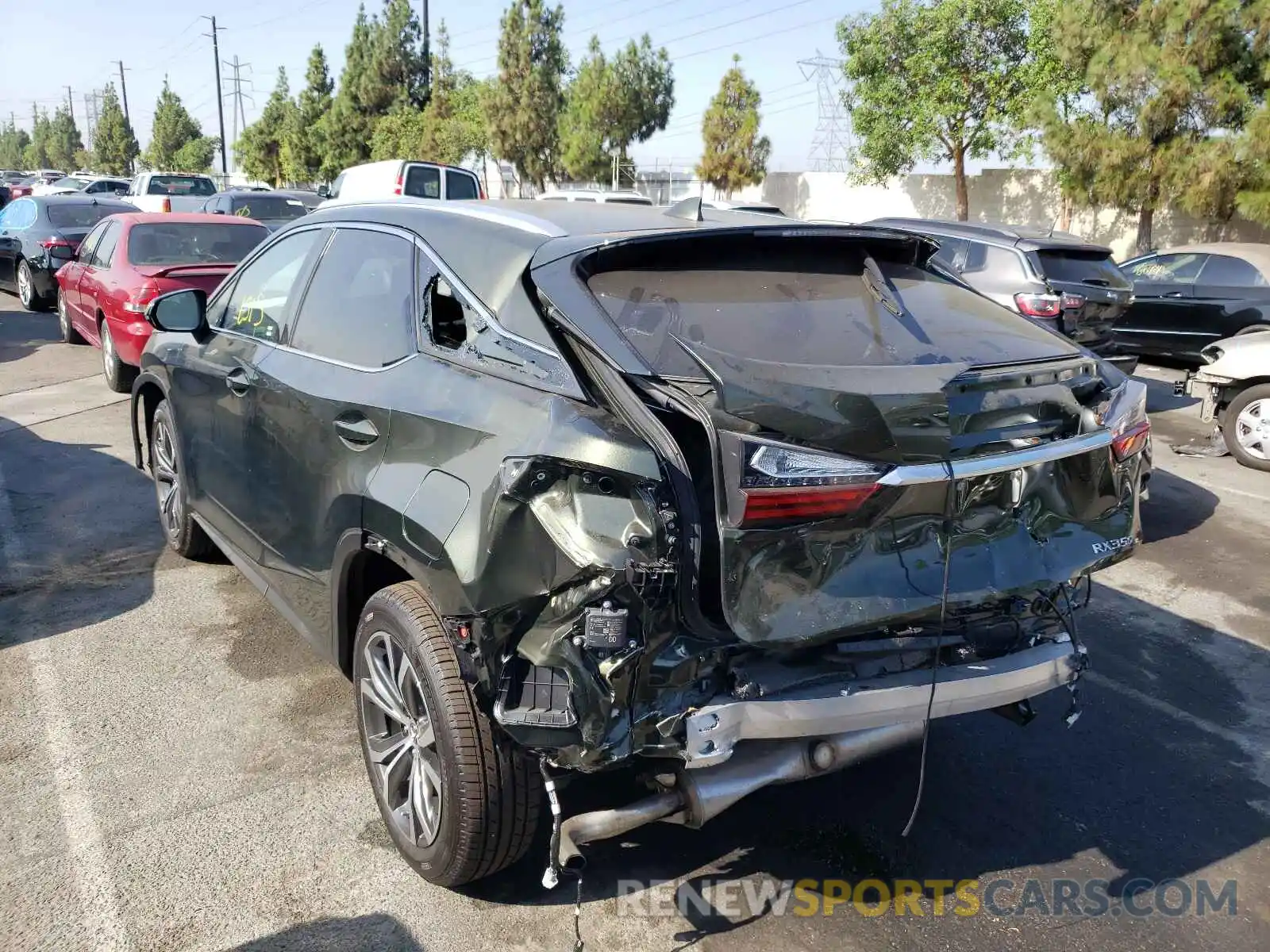 3 Фотография поврежденного автомобиля 2T2HZMAAXMC208823 LEXUS RX350 2021