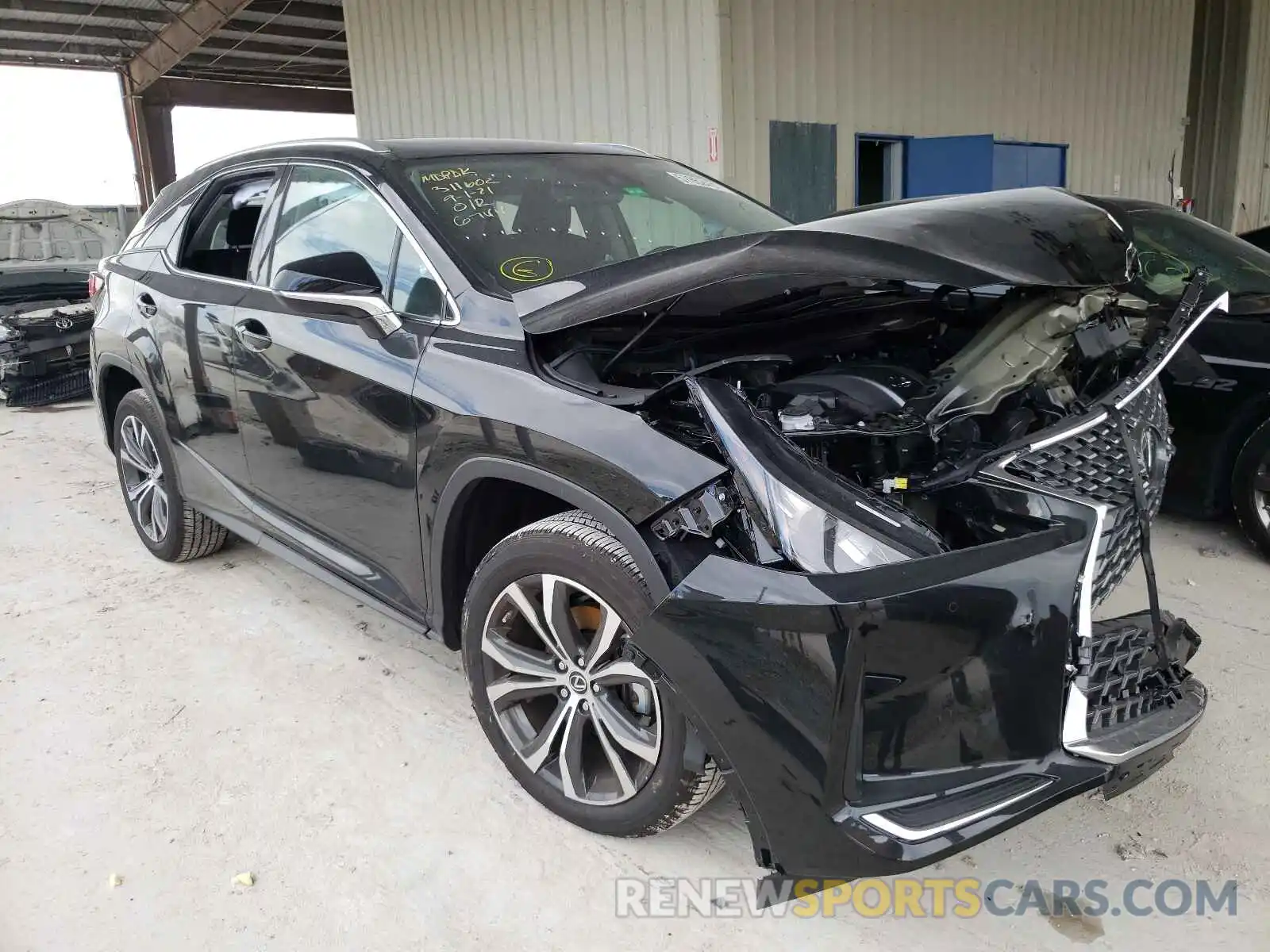 1 Photograph of a damaged car 2T2HZMAAXMC216744 LEXUS RX350 2021