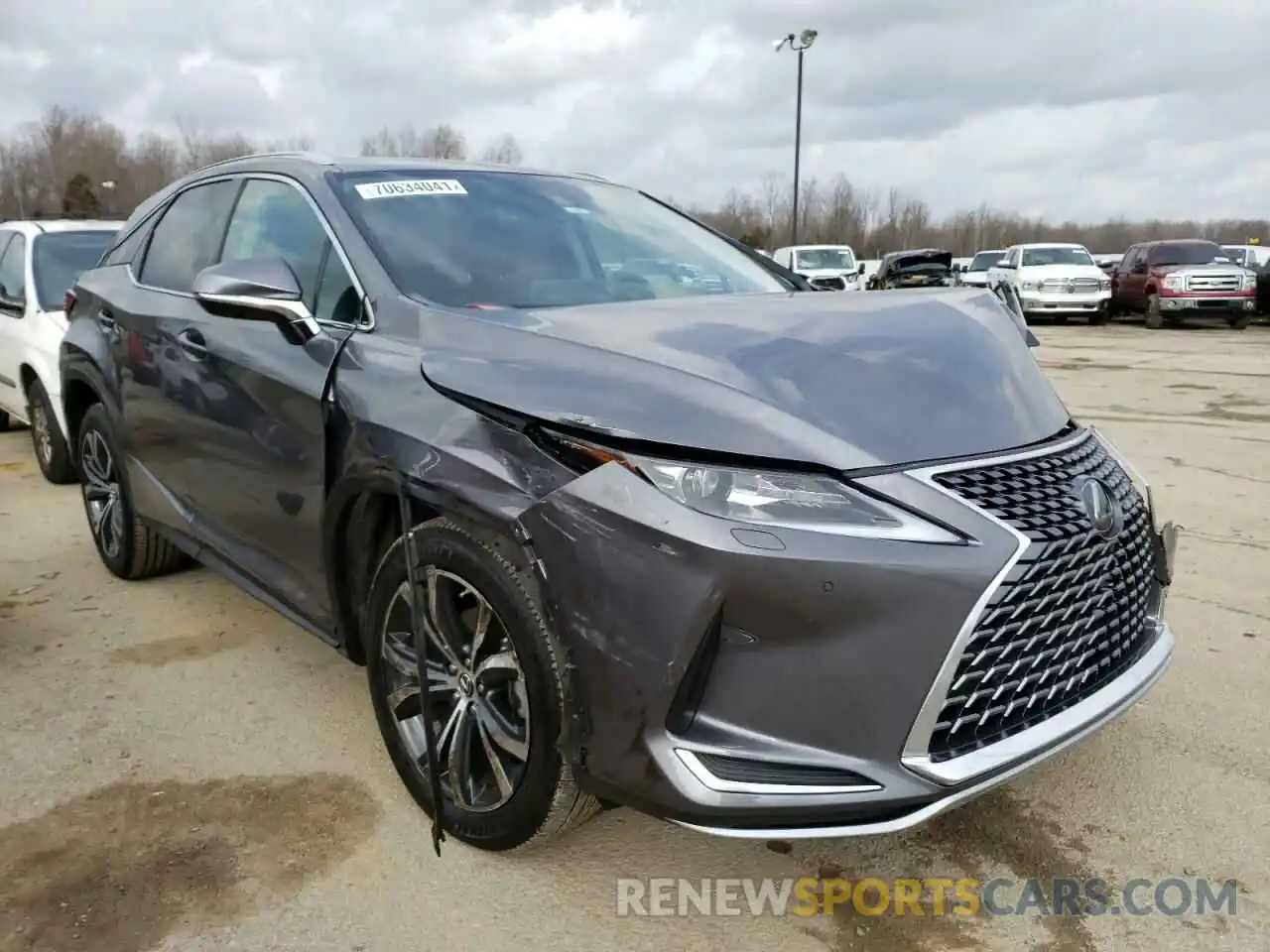 1 Photograph of a damaged car 2T2HZMDA0MC258416 LEXUS RX350 2021