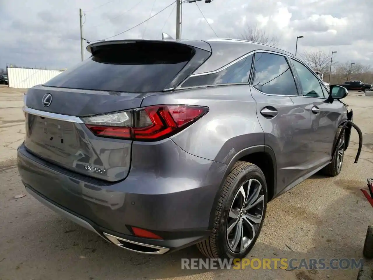 4 Photograph of a damaged car 2T2HZMDA0MC258416 LEXUS RX350 2021