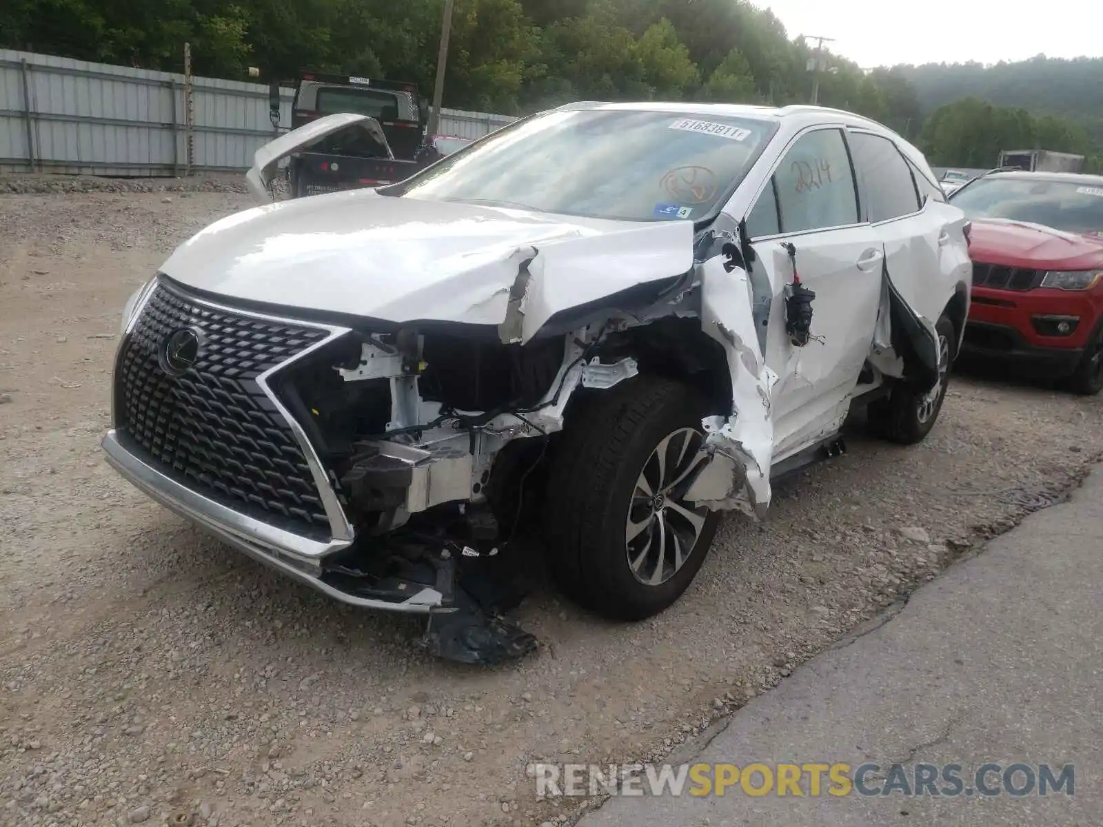 2 Photograph of a damaged car 2T2HZMDA0MC286829 LEXUS RX350 2021