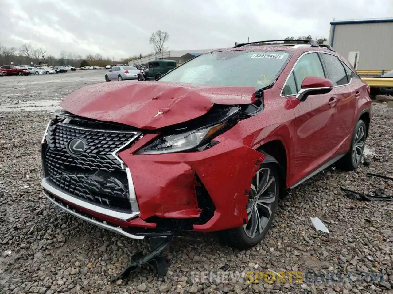 2 Photograph of a damaged car 2T2HZMDA0MC291903 LEXUS RX350 2021