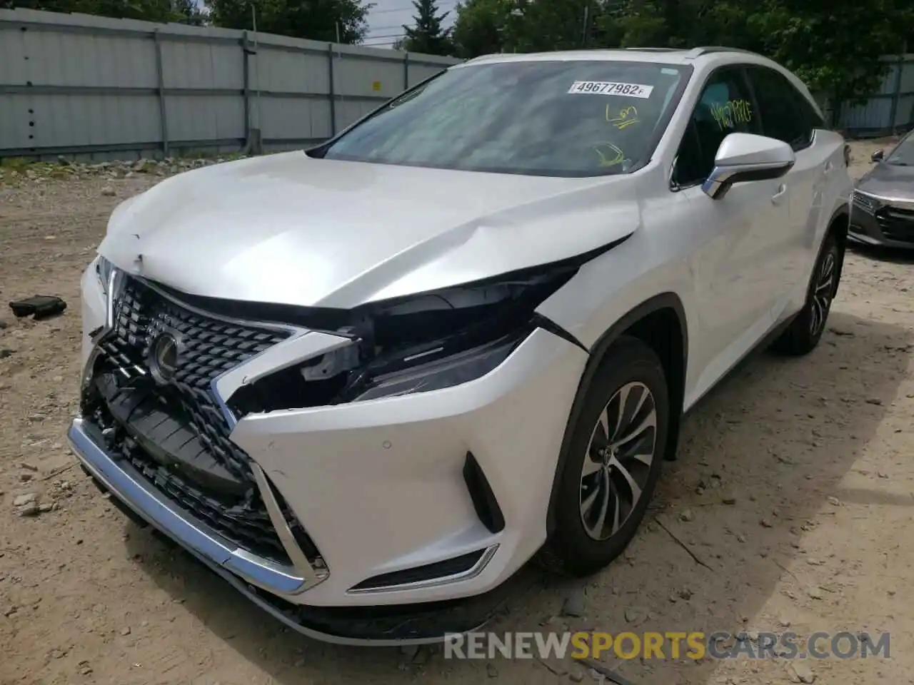 2 Photograph of a damaged car 2T2HZMDA0MC296325 LEXUS RX350 2021