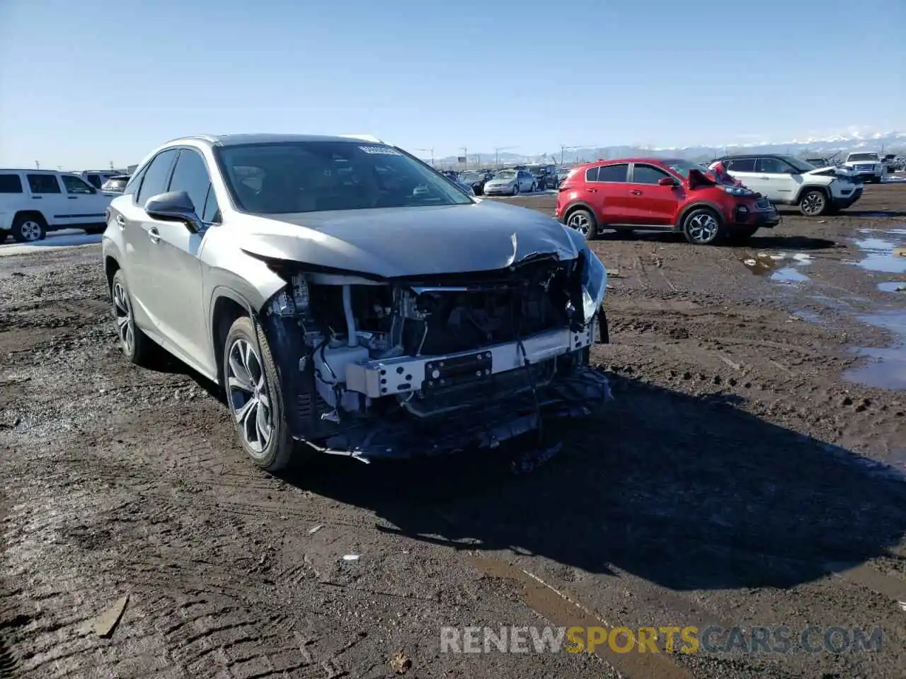 1 Photograph of a damaged car 2T2HZMDA0MC300244 LEXUS RX350 2021