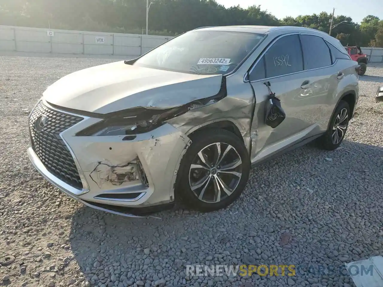 2 Photograph of a damaged car 2T2HZMDA1MC264211 LEXUS RX350 2021