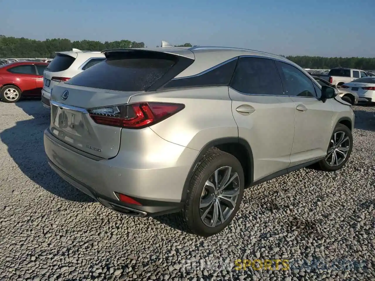 4 Фотография поврежденного автомобиля 2T2HZMDA1MC264211 LEXUS RX350 2021