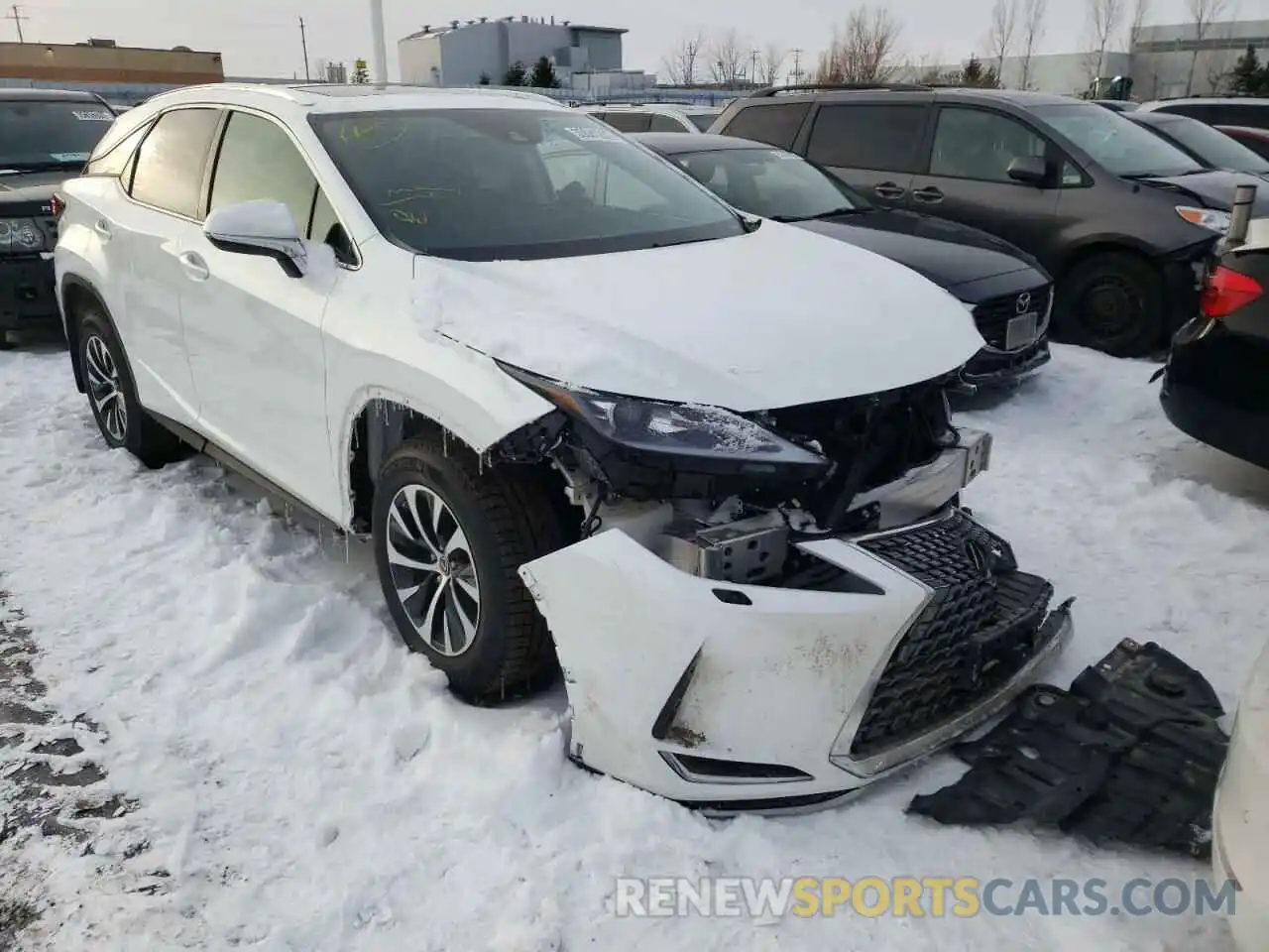 1 Photograph of a damaged car 2T2HZMDA1MC267867 LEXUS RX350 2021