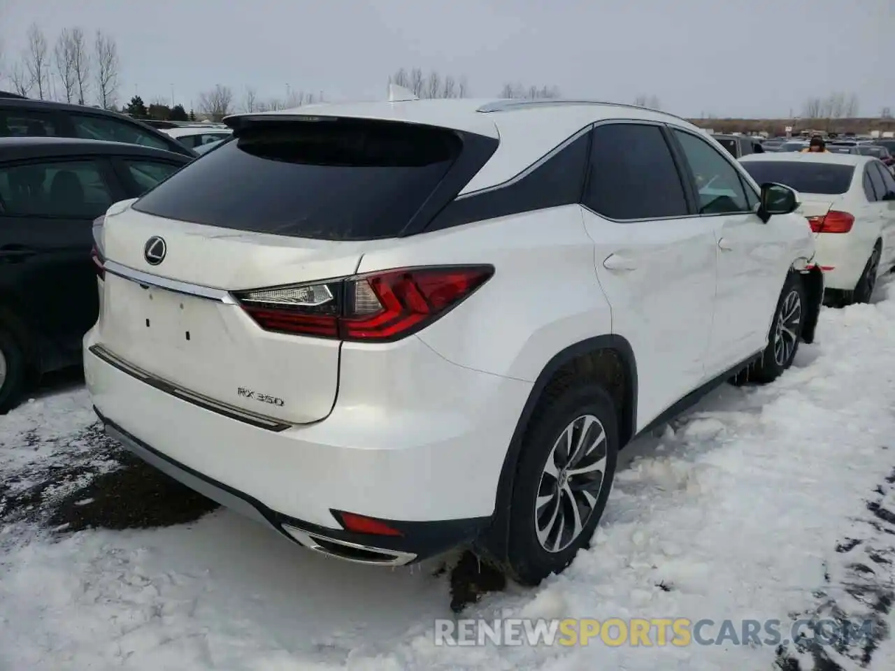 4 Фотография поврежденного автомобиля 2T2HZMDA1MC267867 LEXUS RX350 2021