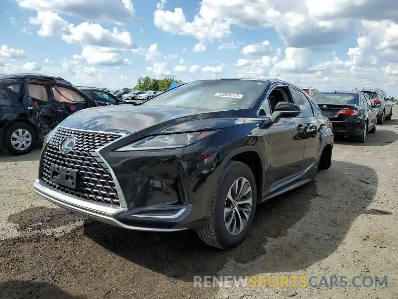 2 Photograph of a damaged car 2T2HZMDA1MC275256 LEXUS RX350 2021