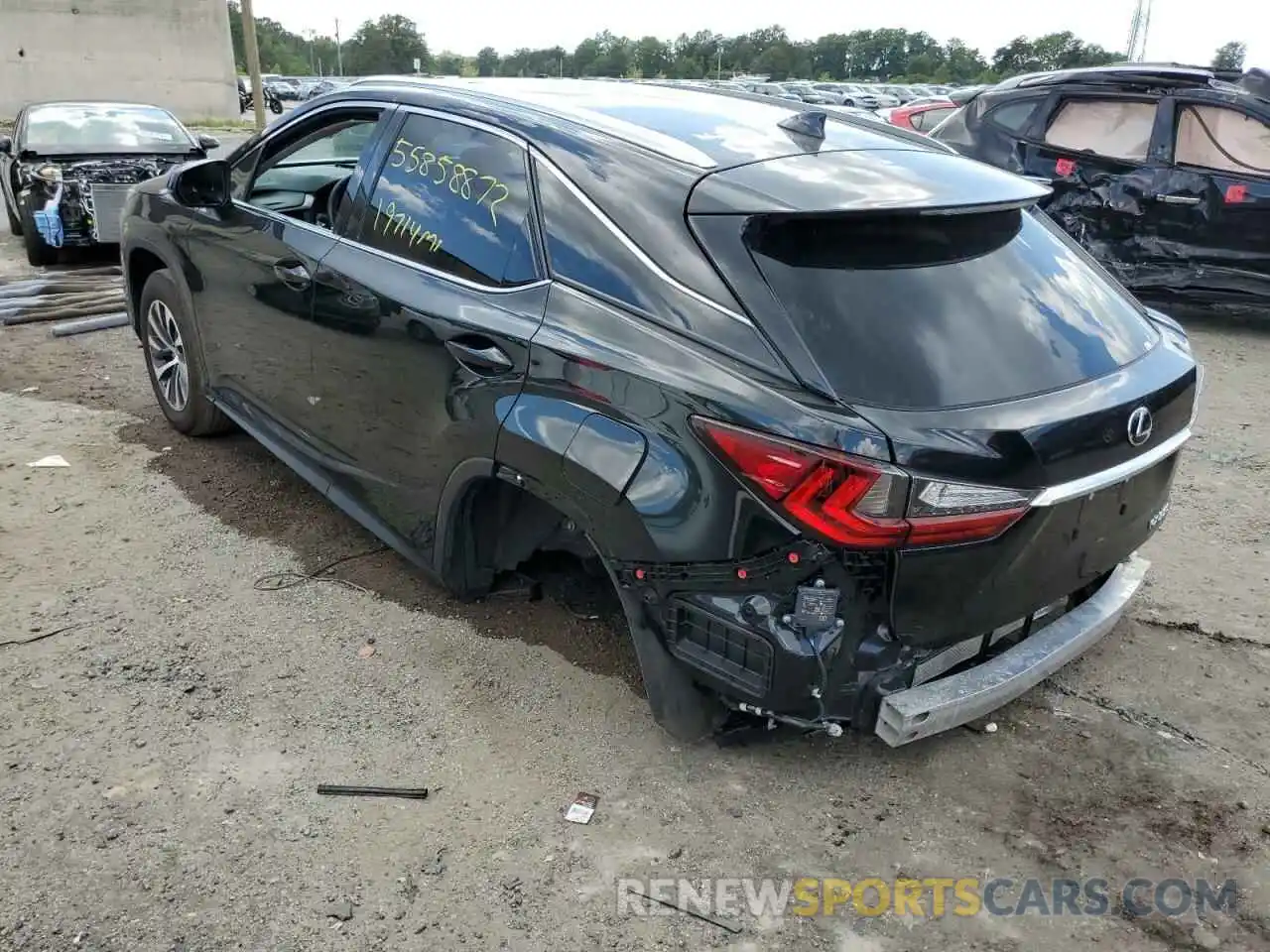 3 Photograph of a damaged car 2T2HZMDA1MC275256 LEXUS RX350 2021