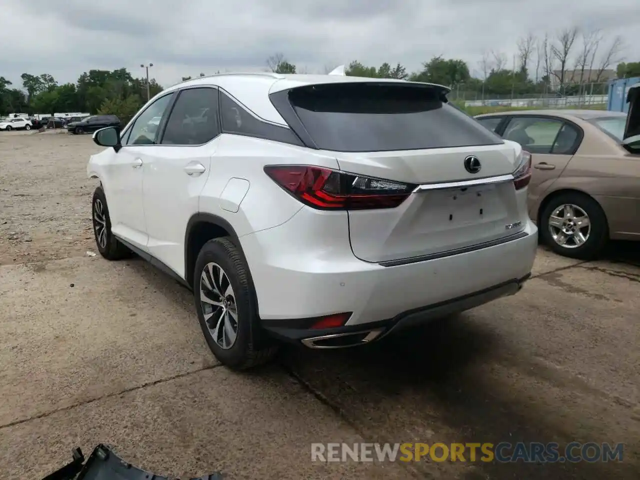 3 Photograph of a damaged car 2T2HZMDA2MC261897 LEXUS RX350 2021