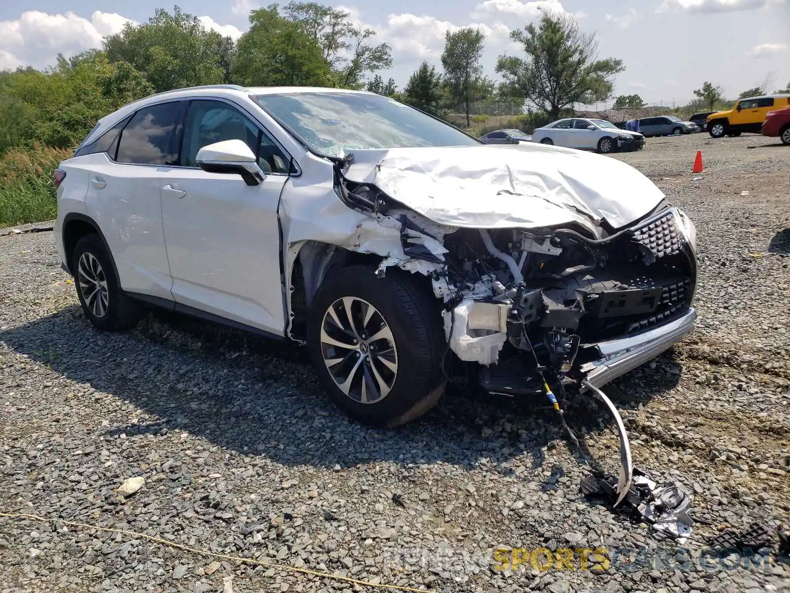 1 Photograph of a damaged car 2T2HZMDA2MC282099 LEXUS RX350 2021