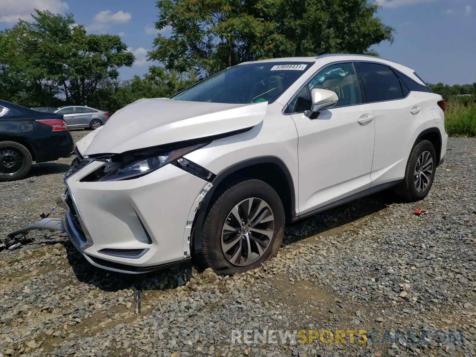 2 Photograph of a damaged car 2T2HZMDA2MC282099 LEXUS RX350 2021