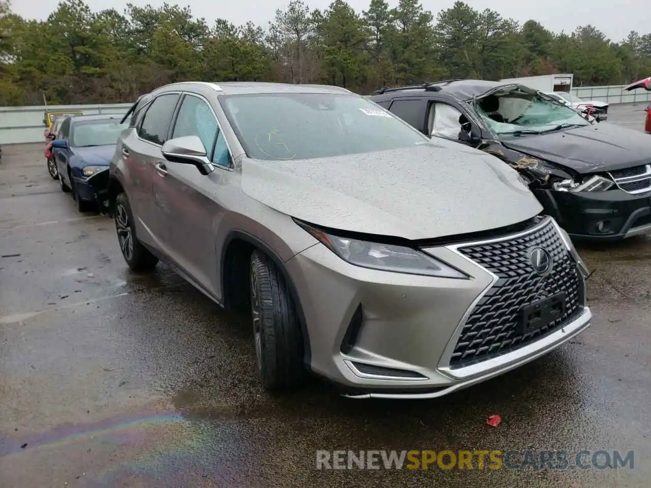 1 Photograph of a damaged car 2T2HZMDA2MC284449 LEXUS RX350 2021