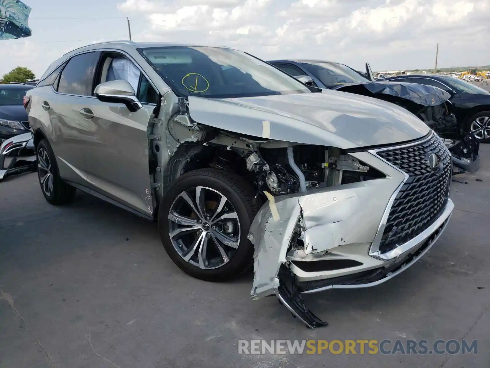 1 Photograph of a damaged car 2T2HZMDA2MC293488 LEXUS RX350 2021