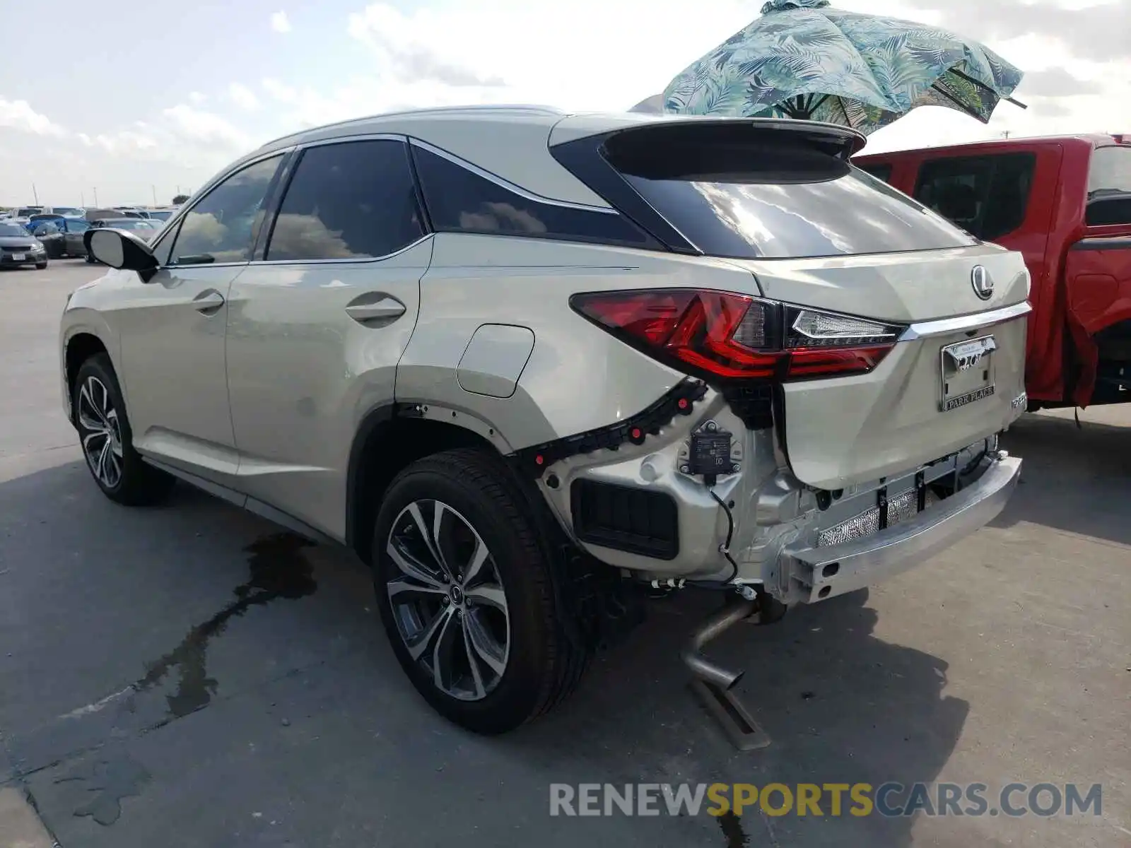 3 Фотография поврежденного автомобиля 2T2HZMDA2MC293488 LEXUS RX350 2021