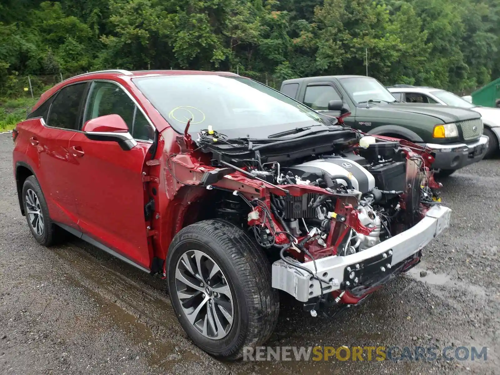 1 Photograph of a damaged car 2T2HZMDA2MC301217 LEXUS RX350 2021