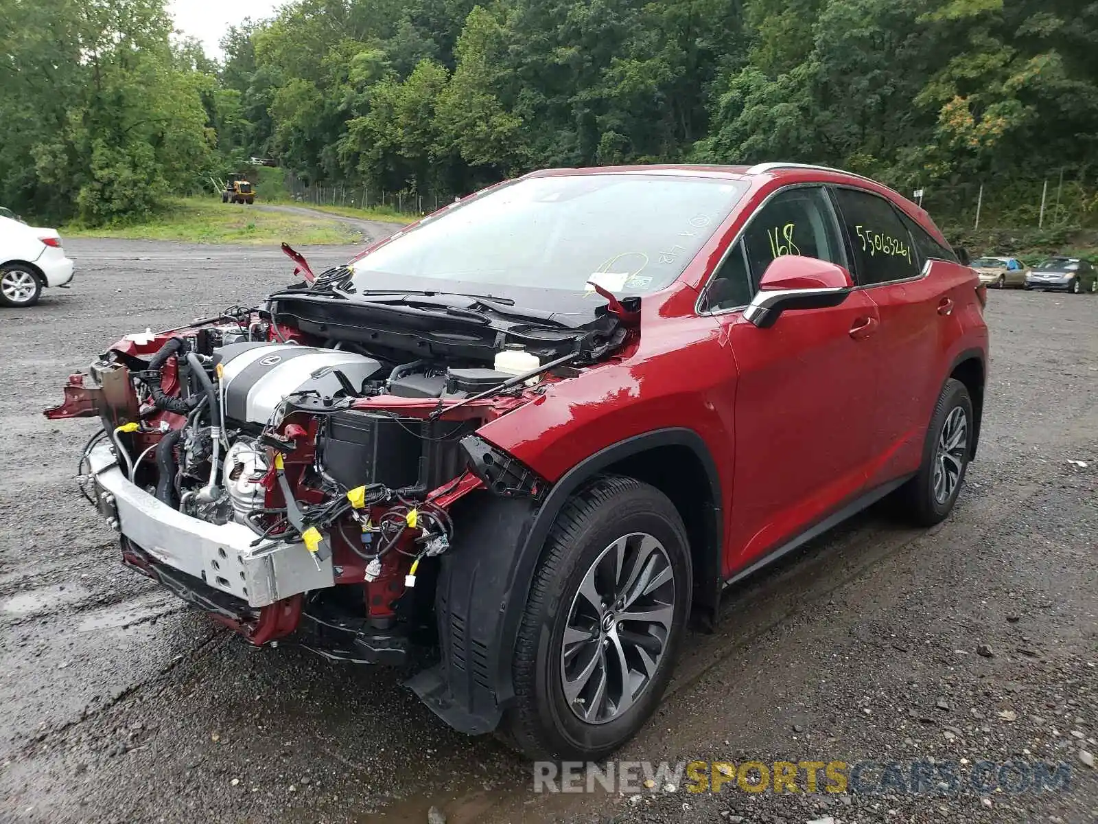 2 Photograph of a damaged car 2T2HZMDA2MC301217 LEXUS RX350 2021