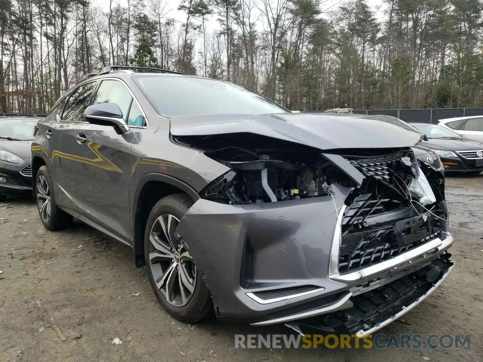 1 Photograph of a damaged car 2T2HZMDA3MC268227 LEXUS RX350 2021