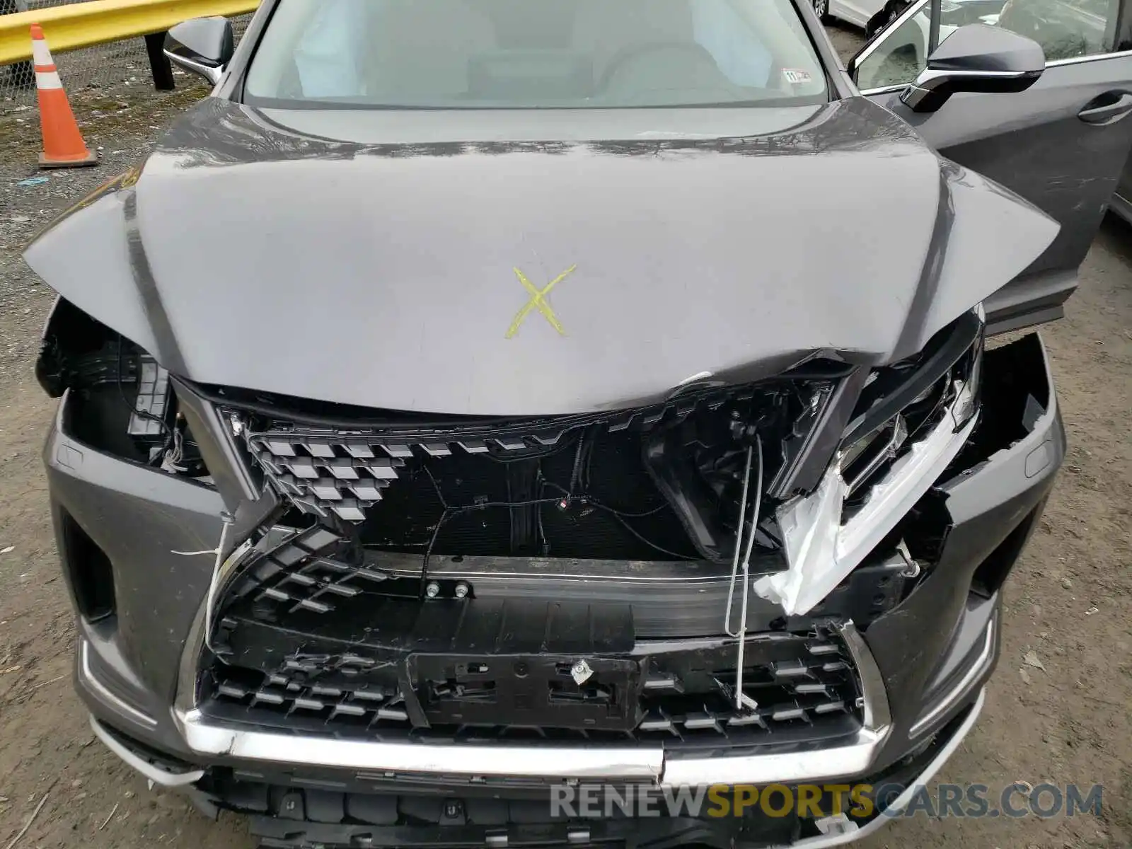 7 Фотография поврежденного автомобиля 2T2HZMDA3MC268227 LEXUS RX350 2021
