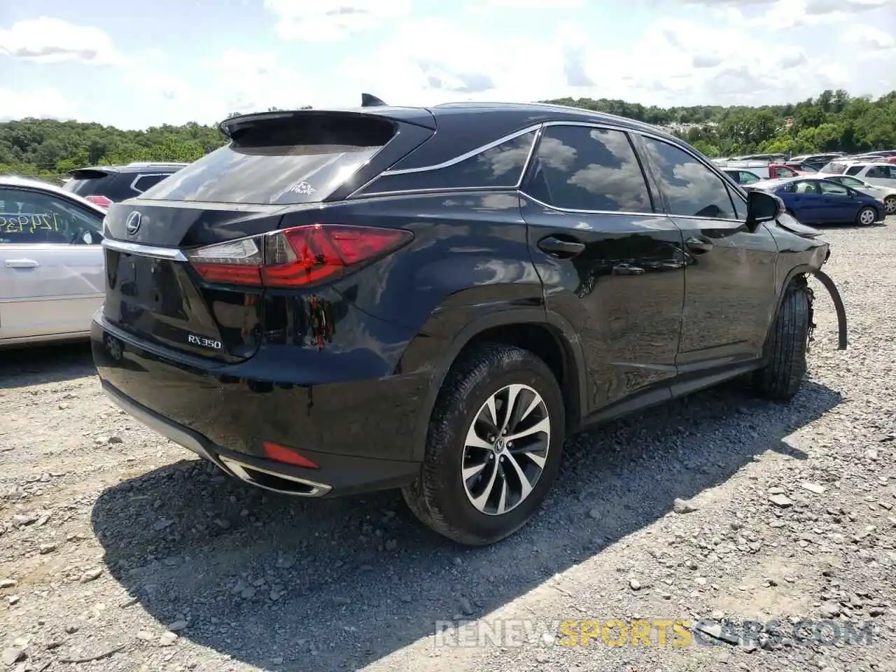 4 Photograph of a damaged car 2T2HZMDA3MC270849 LEXUS RX350 2021