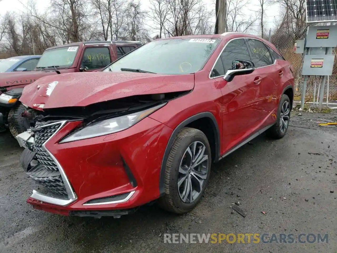 2 Photograph of a damaged car 2T2HZMDA3MC280930 LEXUS RX350 2021