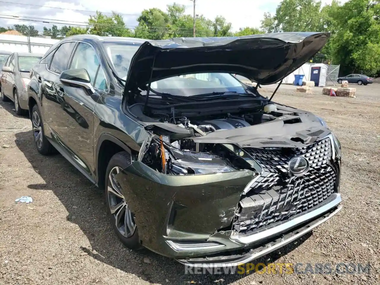 1 Photograph of a damaged car 2T2HZMDA4MC264333 LEXUS RX350 2021