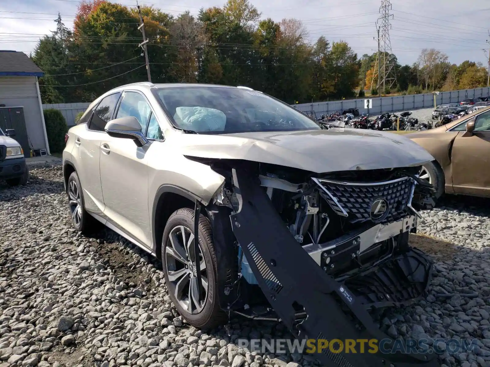 1 Photograph of a damaged car 2T2HZMDA4MC285506 LEXUS RX350 2021