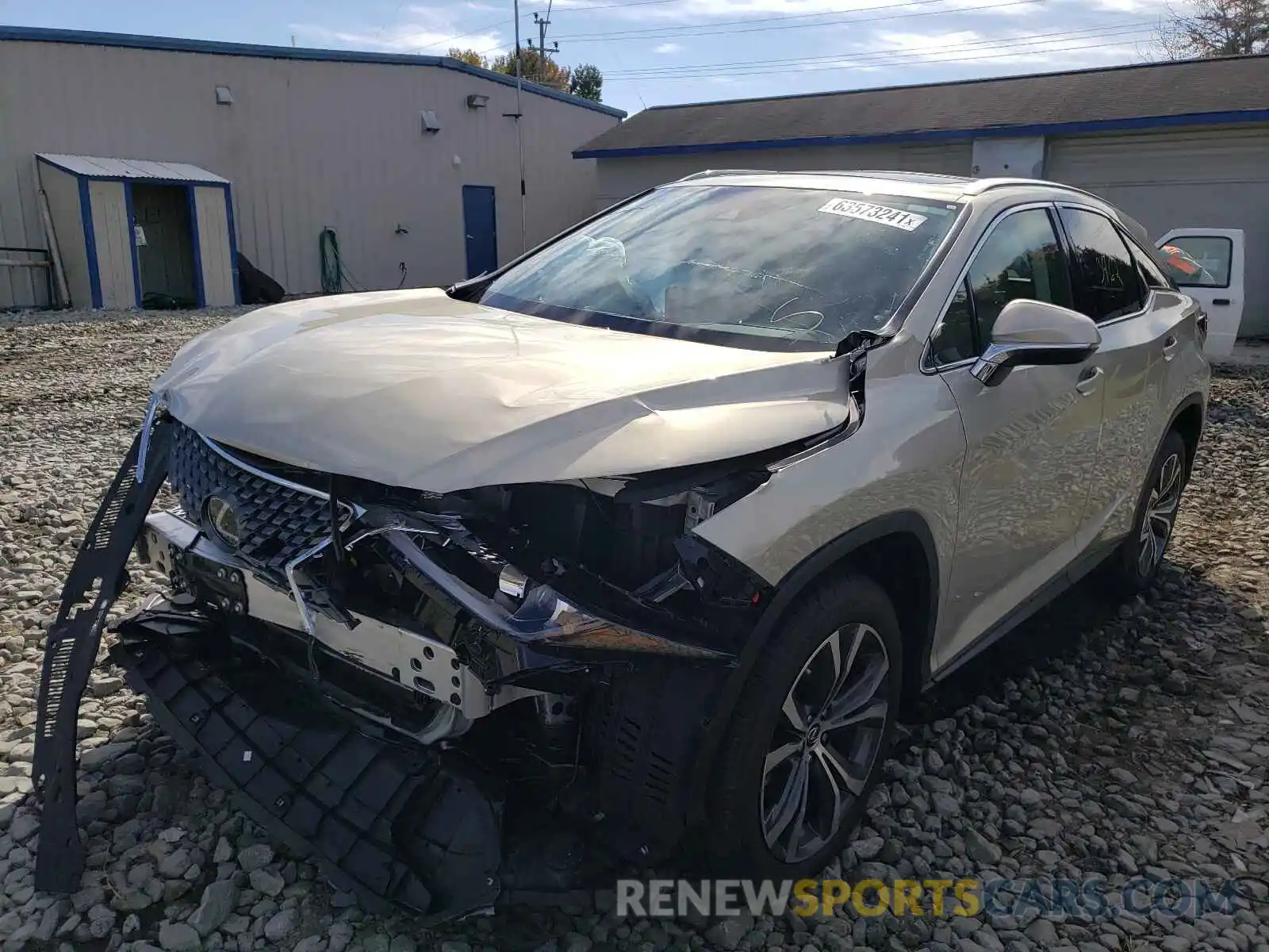 2 Photograph of a damaged car 2T2HZMDA4MC285506 LEXUS RX350 2021