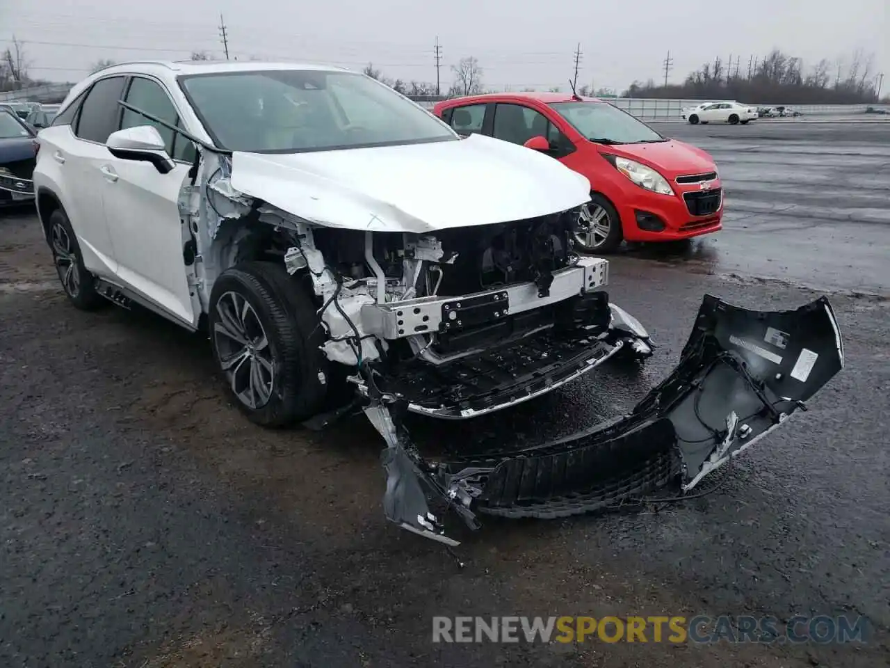 1 Photograph of a damaged car 2T2HZMDA4MC289183 LEXUS RX350 2021