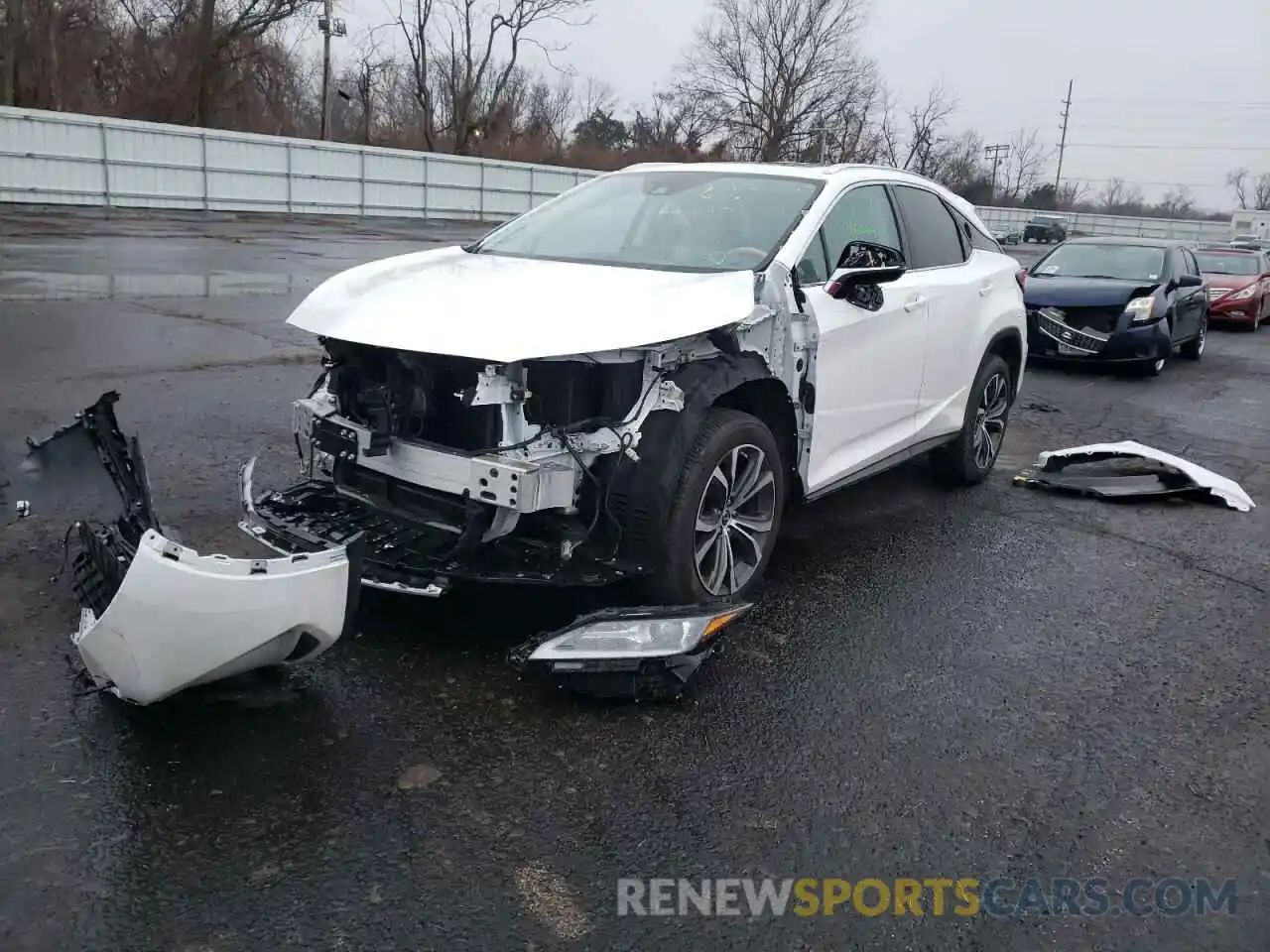 2 Photograph of a damaged car 2T2HZMDA4MC289183 LEXUS RX350 2021