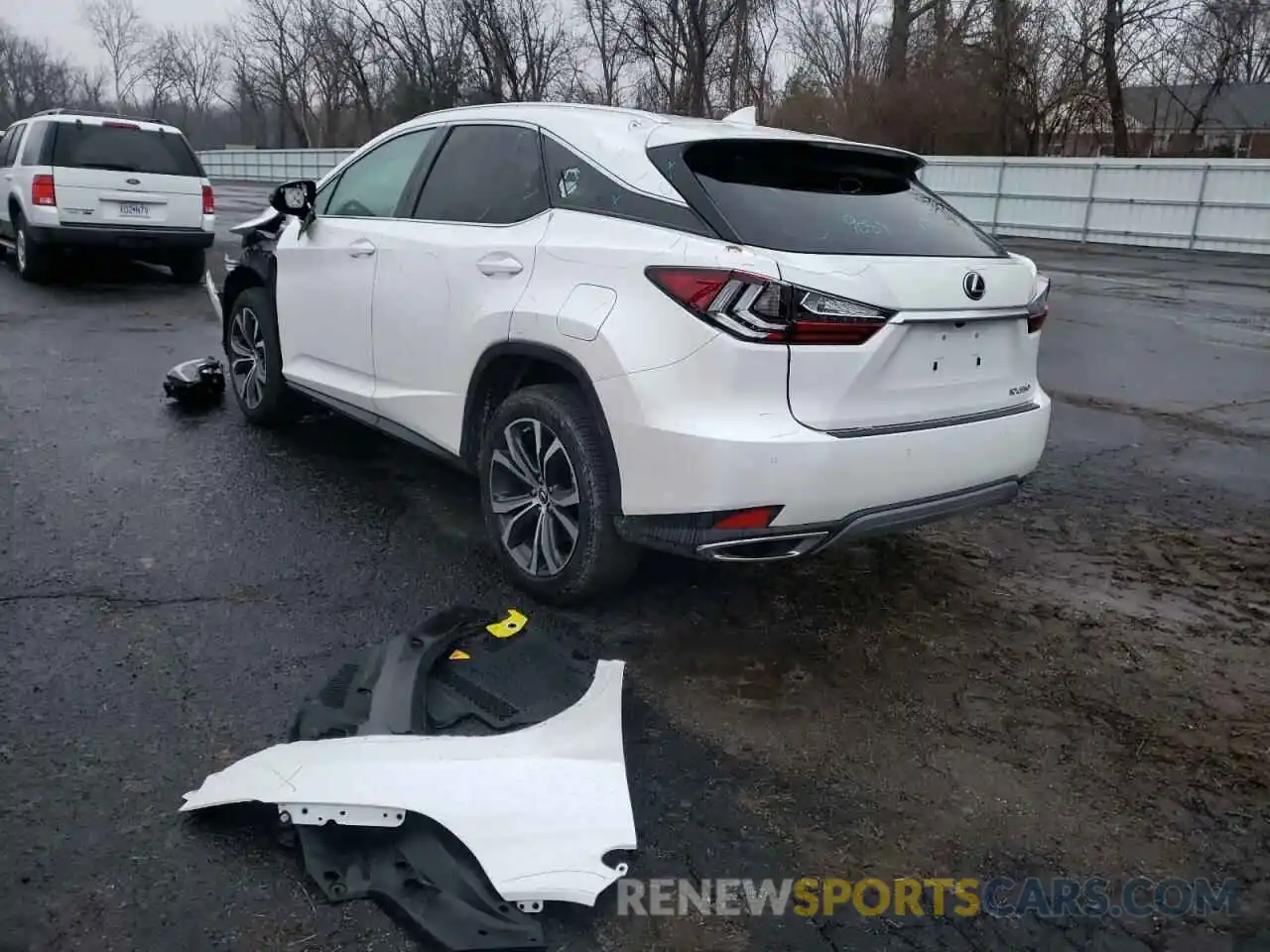 3 Photograph of a damaged car 2T2HZMDA4MC289183 LEXUS RX350 2021