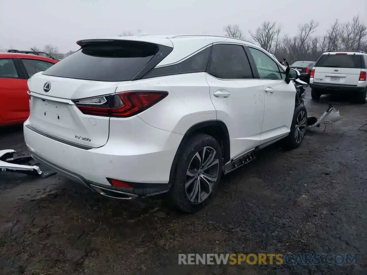 4 Фотография поврежденного автомобиля 2T2HZMDA4MC289183 LEXUS RX350 2021