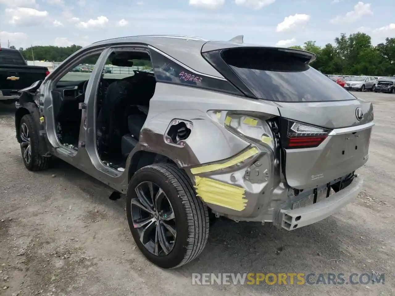 3 Photograph of a damaged car 2T2HZMDA4MC301686 LEXUS RX350 2021