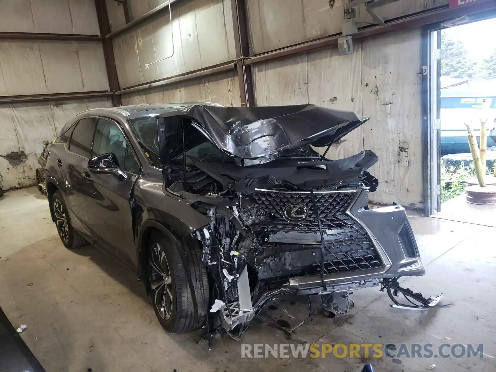 1 Photograph of a damaged car 2T2HZMDA4MC304216 LEXUS RX350 2021