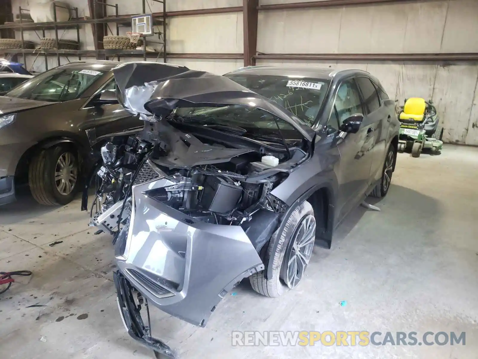 2 Photograph of a damaged car 2T2HZMDA4MC304216 LEXUS RX350 2021