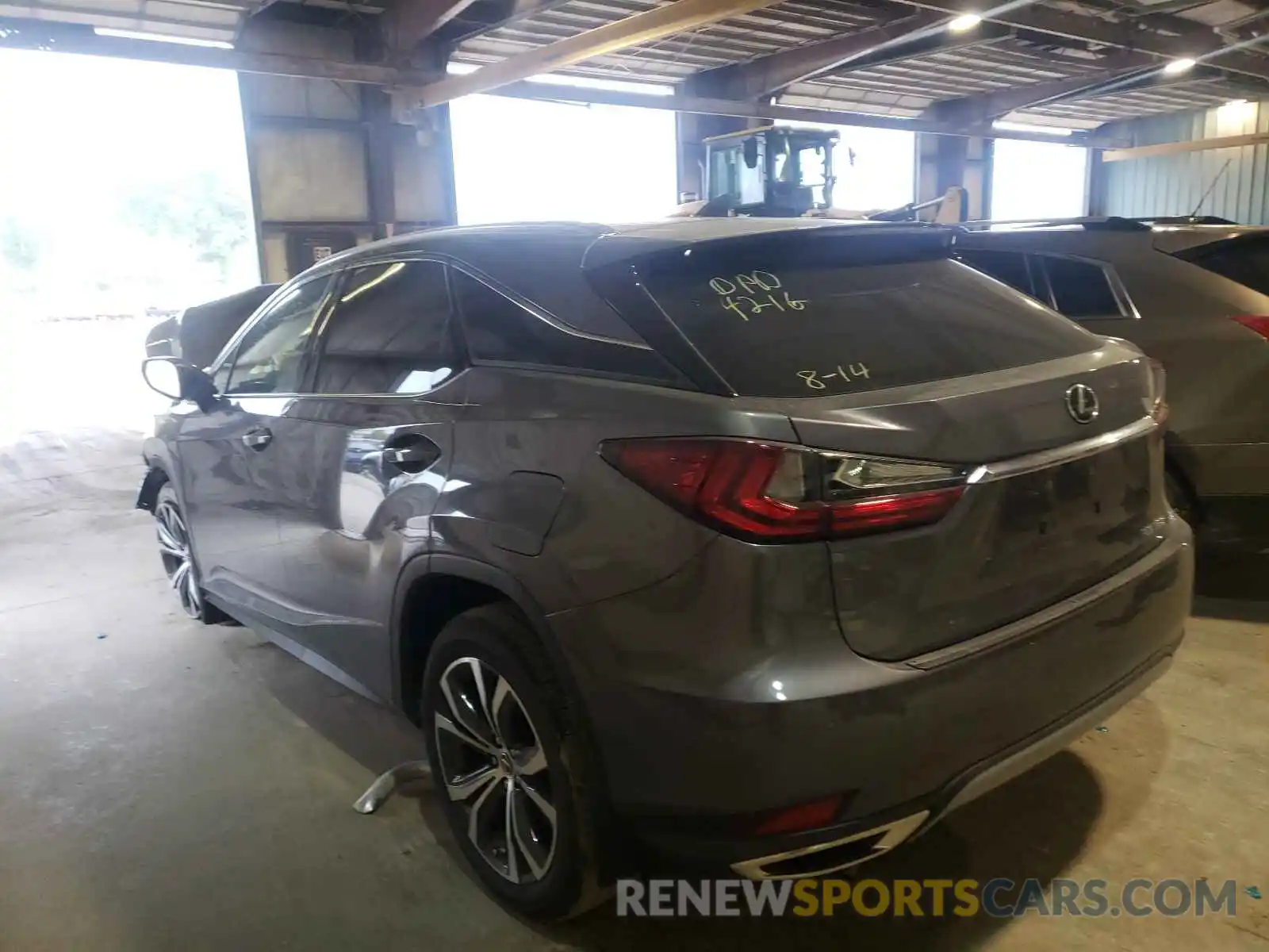 3 Photograph of a damaged car 2T2HZMDA4MC304216 LEXUS RX350 2021