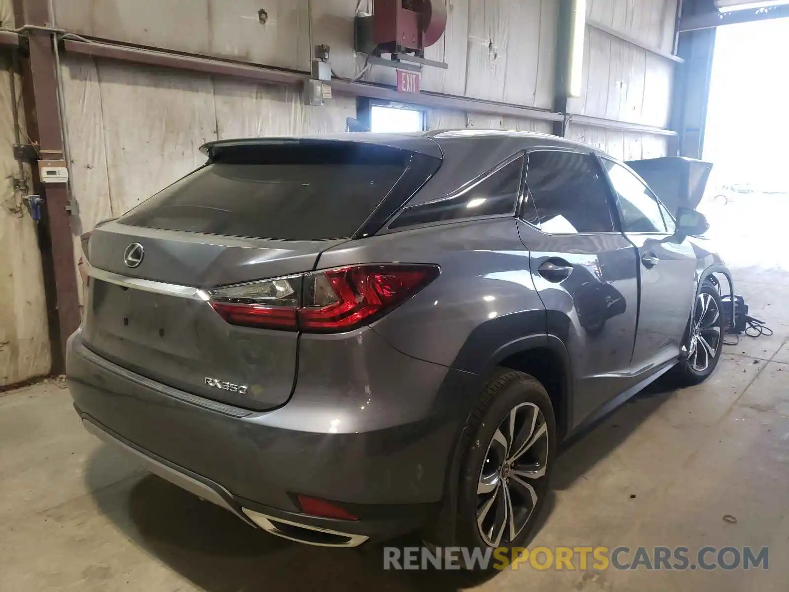 4 Фотография поврежденного автомобиля 2T2HZMDA4MC304216 LEXUS RX350 2021