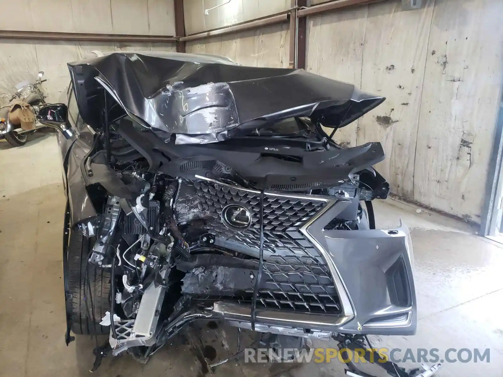 9 Photograph of a damaged car 2T2HZMDA4MC304216 LEXUS RX350 2021