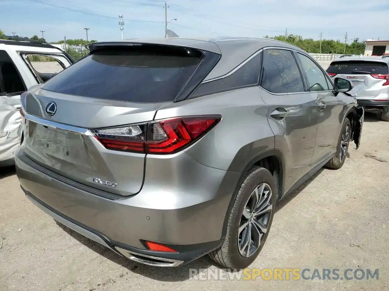 4 Фотография поврежденного автомобиля 2T2HZMDA5MC267192 LEXUS RX350 2021