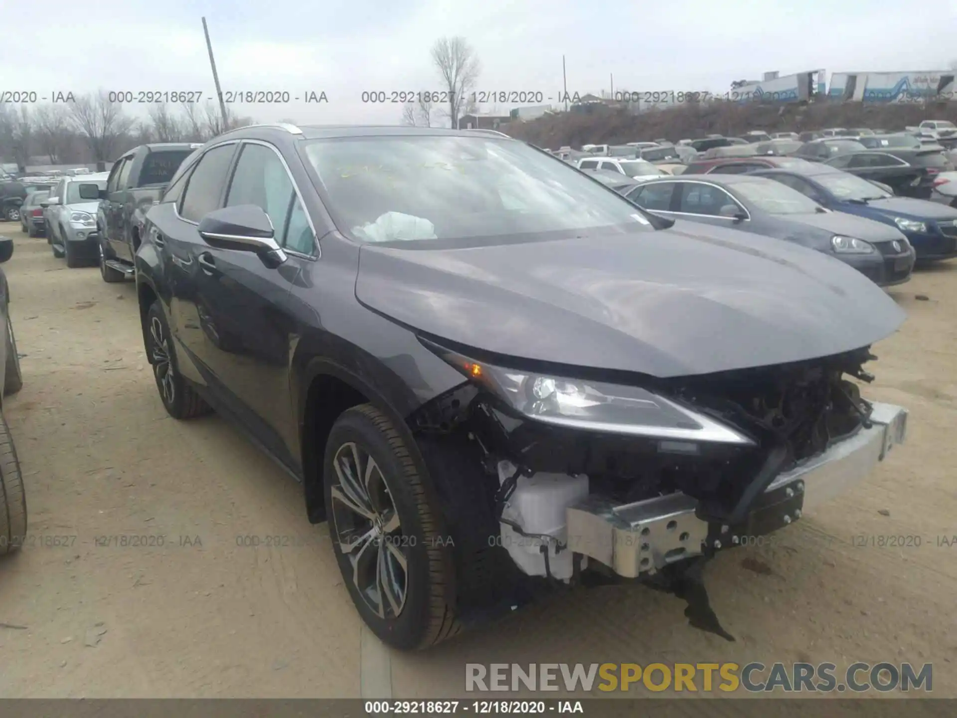 1 Photograph of a damaged car 2T2HZMDA5MC268066 LEXUS RX350 2021