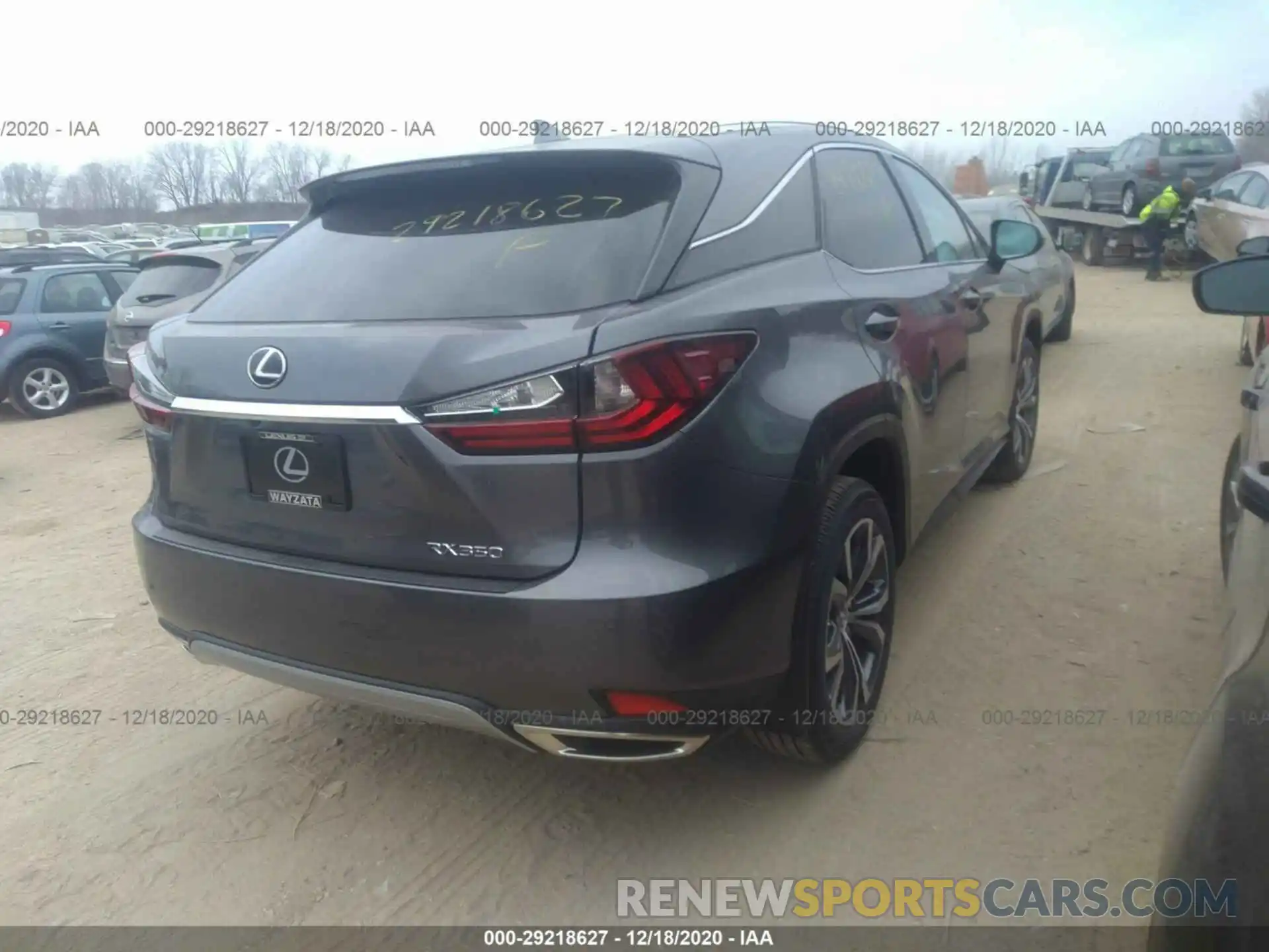 4 Фотография поврежденного автомобиля 2T2HZMDA5MC268066 LEXUS RX350 2021